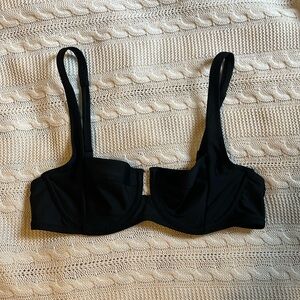 Aerie Black Underwire Bikini Top